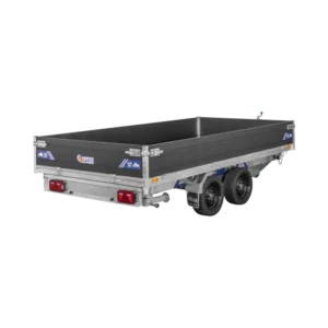 Remorque Tribenne avec pompe électrique 356 x 184 cm - PTAC 3500 kg - Saris